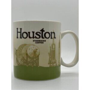 Starbucks Global Icon 2008 Collection Houston Ceramic Coffee Mug Cup 16 oz